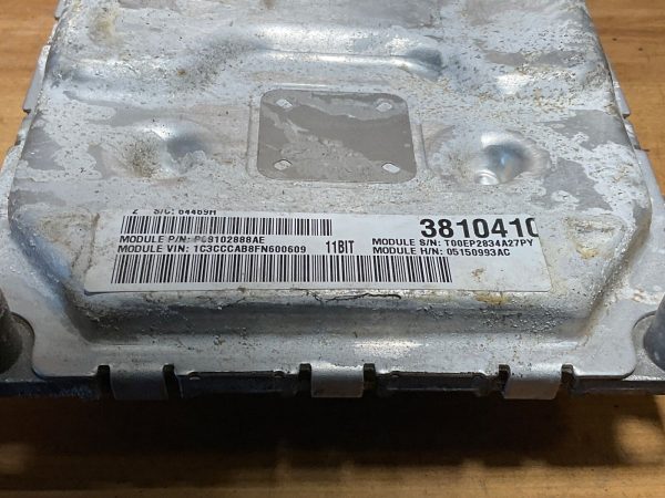 2015 Chrysler 200 2.4L  Engine Computer Module ECU ECM OEM 68102888AE - Image 4