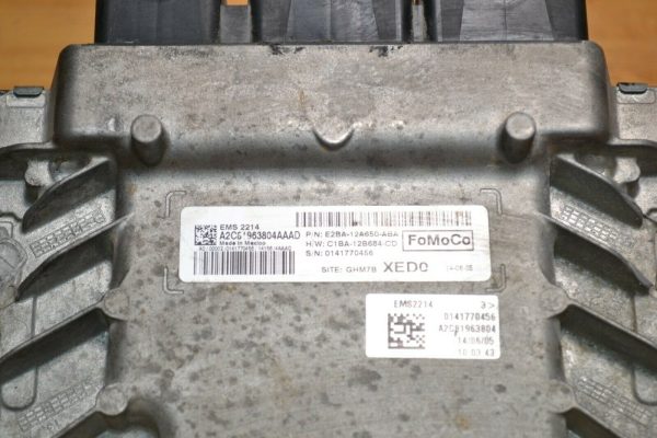 2015 Ford Fiesta 1.6L Engine Computer Module ECM ECU PCM E2BA-12A650-ABA - Image 3