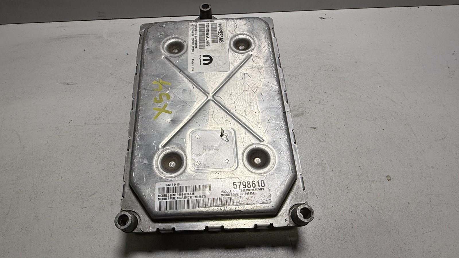 2015 Jeep Cherokee Engine Computer 68242068AE 3.2L PCM ECM OEM - Image 5