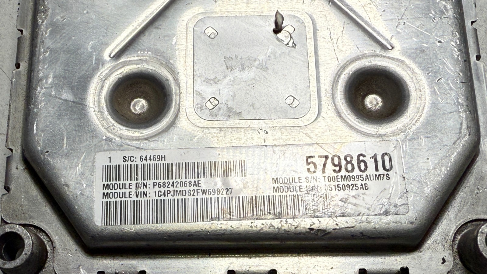2015 Jeep Cherokee Engine Computer 68242068AE 3.2L PCM ECM OEM - Image 6