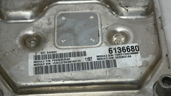 2016 CHRYSLER 200 2.4 AT ECU PCM ECM P68250525AH - Image 6