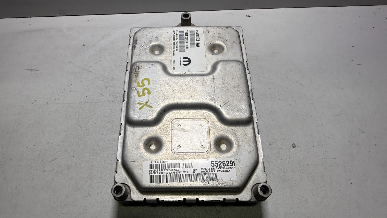 2016 Chrysler 200 Engine Computer 68250525AB 2.4L ECM OEM - Image 5
