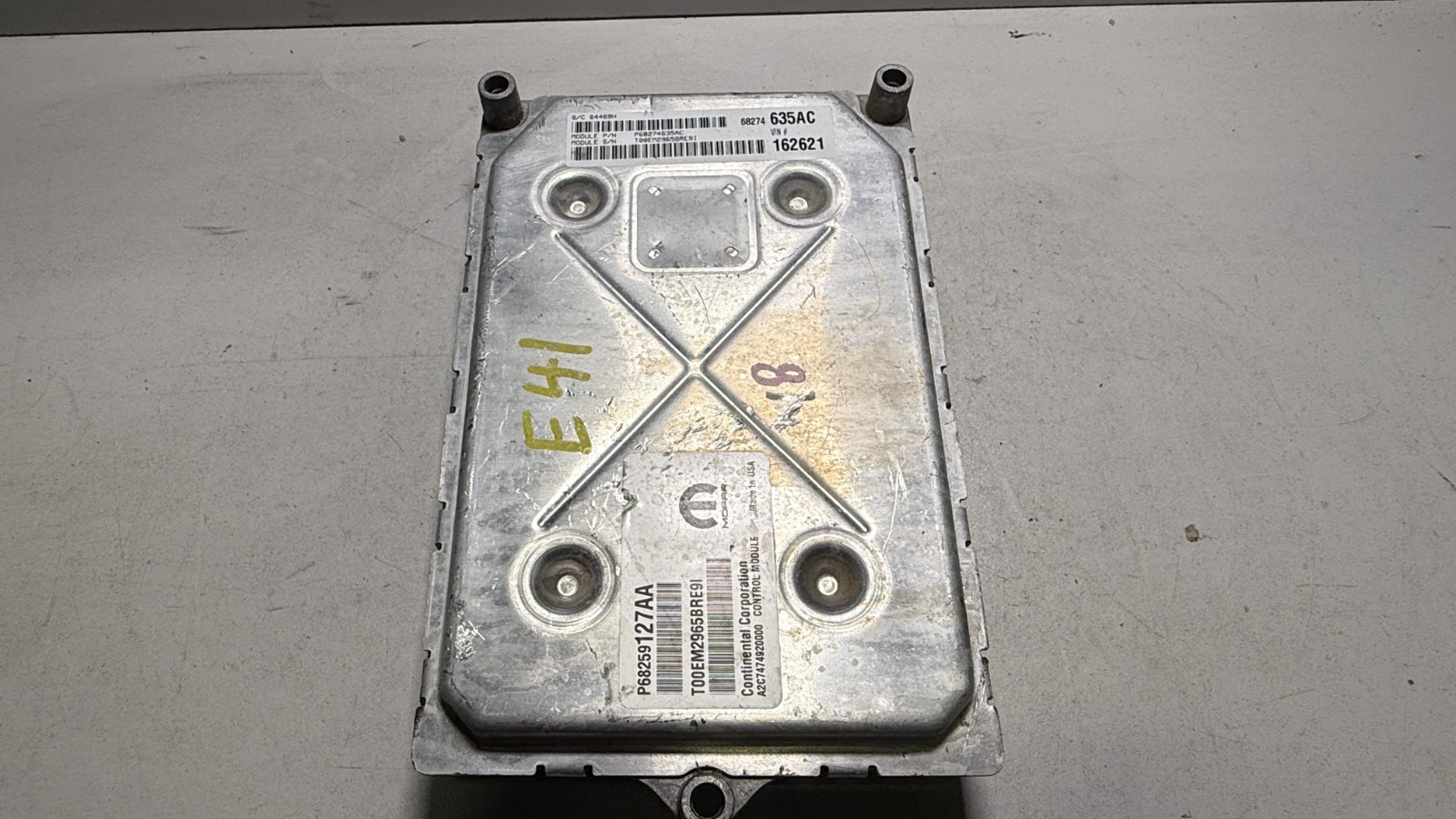 2016 Dodge Journey 2.4L ECM 68274635AC 635 PROG 2024 - Image 5