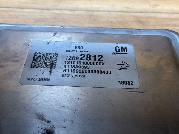 2017-2018 Chevrolet Cruze Engine Computer Module ECM ECU 12692812 - Image 4