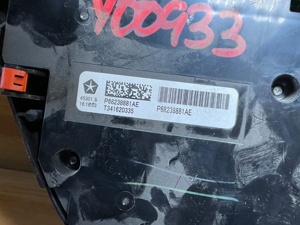 2017 Chrysler Pacifica Climate Control Module OEM 68238881ae - Image 5