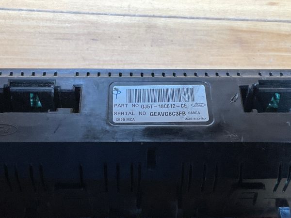 2017 Ford Escape Climate AC Heater Seat Temperature Control OEM GJ5T-18C612-CE - Image 4