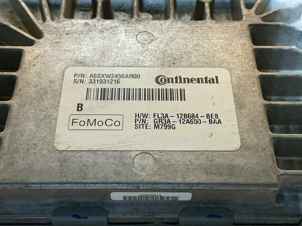 2017 Ford Mustang GR3A-12A650-BAA Computer Engine Control ECU ECM EBX Module - Image 3