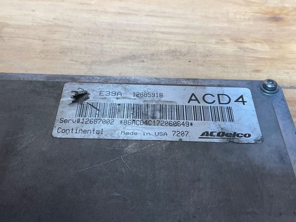 2017 GMC Terrain 2.4L Engine Computer Module ECM ECU 12685918 - Image 3
