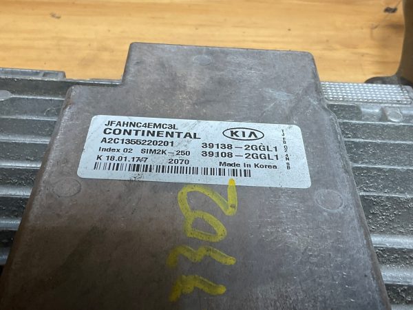 2017 Kia Optima Engine Computer Module ECU ECM 39138-2GGL1 - Image 3