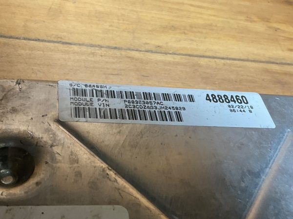 2018-19 Dodge Charger  Engine Computer  Module ECM ECU 68353057AC - Image 5