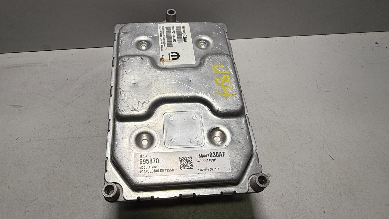 2019-2020 Jeep Cherokee 2.4L Engine Contro Module Computer ECU OEM 68447030AF - Image 5