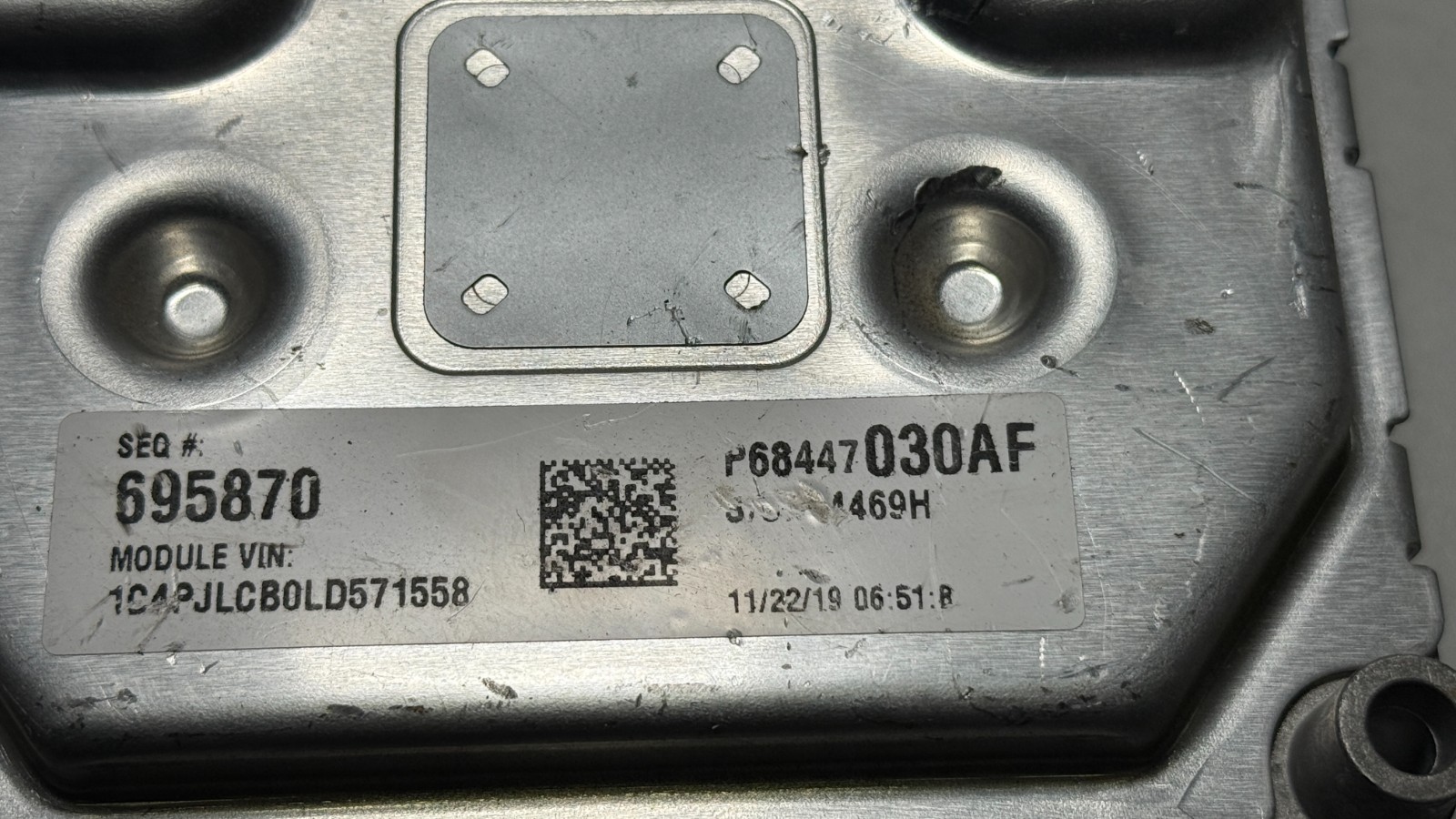 2019-2020 Jeep Cherokee 2.4L Engine Contro Module Computer ECU OEM 68447030AF - Image 6