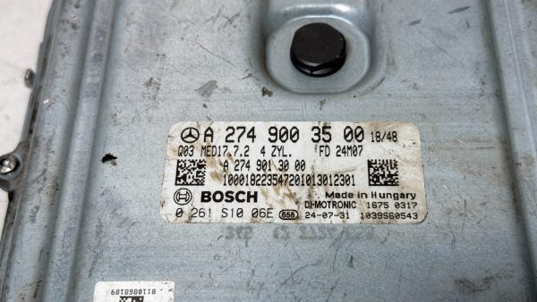 2019 - 2023 MERCEDES SPRINTER 2500 W910 2.0L ENGINE CONTROL UNIT OEM A2749003500 - Image 3