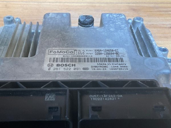 2019 FORD FIESTA 1.6L TURBO ENGINE COMPUTER CONTROL MODULE ECU KA6A-12A650-EC - Image 3