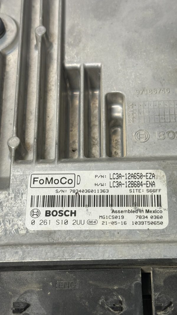 2021 2022 FORD F250 6.2L ENGINE CONTROL MODULE UNIT ECM ECU OEM LC3A-12A650-EZA - Image 3