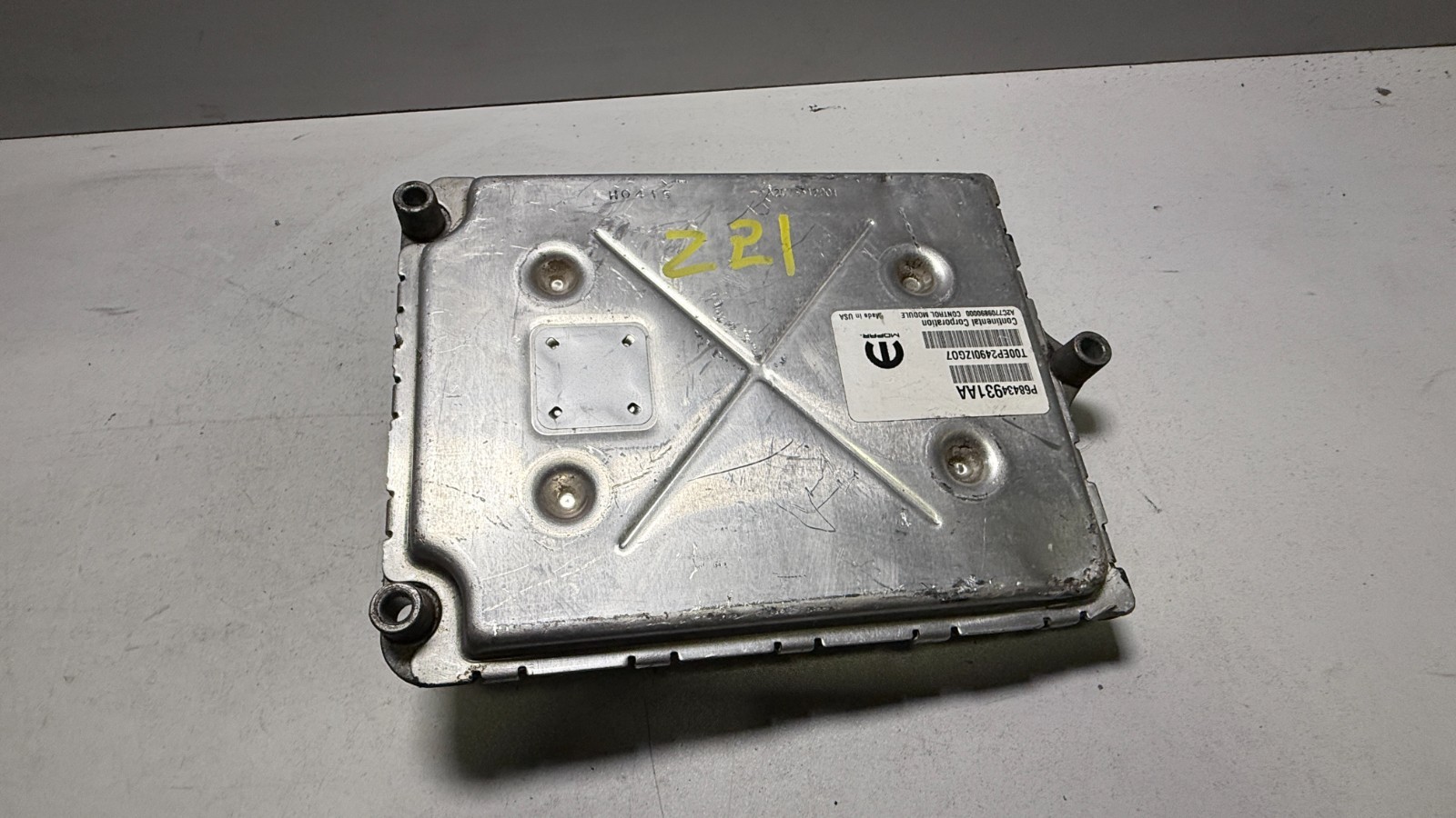 2021 Jeep Grand Cherokee Computer Brain Engine Control ECU EBX Module 68504960AD - Image 4