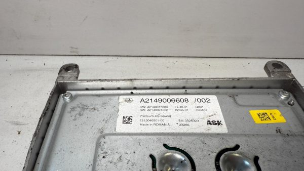 2024 Mercedes E450 E350 Burmester Radio Amplifier AMP OEM 2149006608 - Image 6