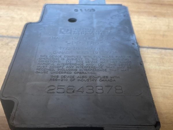 96 97 98 99 Buick Lesabre Keyless Theft Locking Control Module Unit 25643378 - Image 3