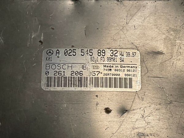 99-06 Mercedes Sl500 S430 R129 Ml430 Engine Computer Ecu 0255458932 0261206057 - Image 3