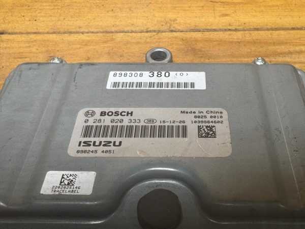 Bosch Isuzu 4JJ1 OEM Engine Control Module 0281020333 8983083800 1039S64602 - Image 4