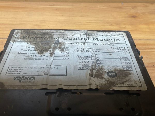 Cardone ECU ECM Engine Control Module P/N:77-6028 - Image 3