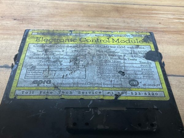 Cardone Engine Control Module ECM ECU Oldsmobile Cutlass Calais Salon 77-4690 - Image 3
