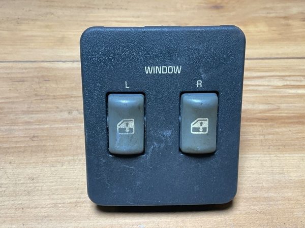 OEM GM side window switch assembly 2-button PN 22543648