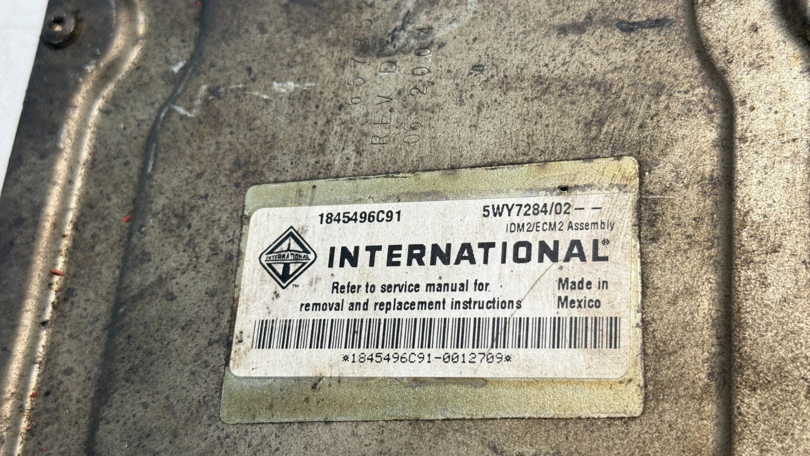 International VT365 6.0L ECM FICM ECU Computer 1839368C1 1845496C91 - Image 6