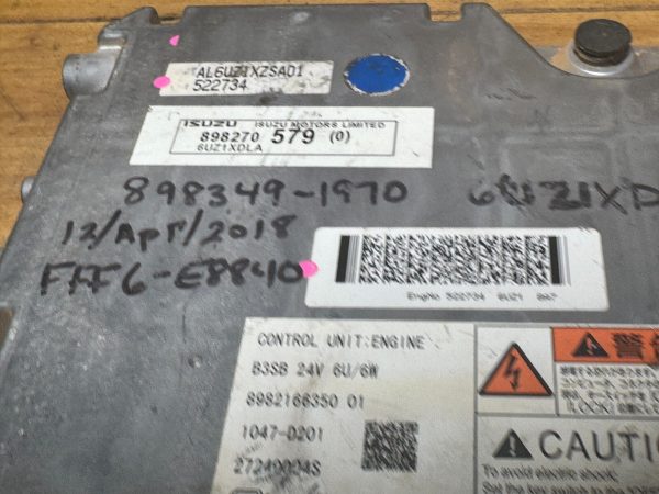 Isuzu ECM ECU 898270579 OEM Engine Control Module Diesel Computer Unit 6UZ1 - Image 3