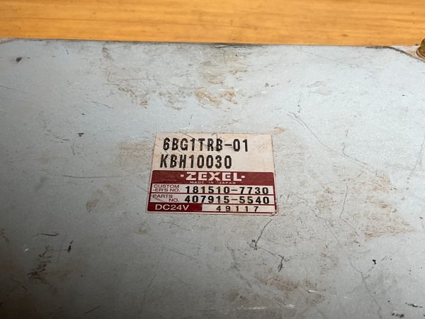 Isuzu Engine Controller Sumitomo Excavat  181510-7510 f6BG1TRB-01 - Image 3