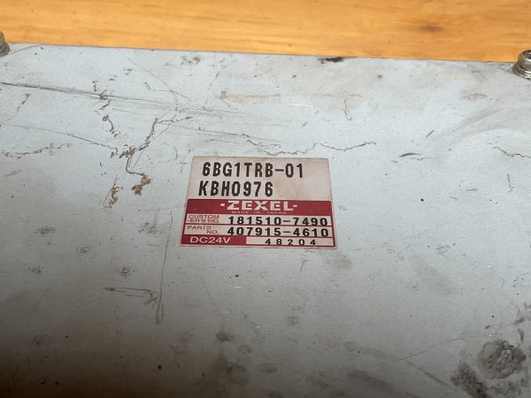 Isuzu Sumitomo SH240-3 Excavator 6BG1 Engine Controller Module 407915-4610 - Image 3