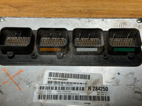 JEEP 2011 LIBERTY NITRO 3.7L 68110354AA ENGINE COMPUTER MODULE ECM ECU PCM - Image 4