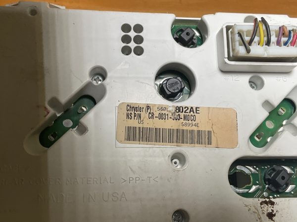 Jeep Laredeo Speedometer Instrument Cluster 58994e - Image 4