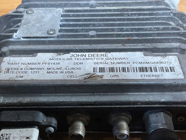 John Deere Modular Telematics Gateway unit CPU OEM PF81438 (p2) - Image 4