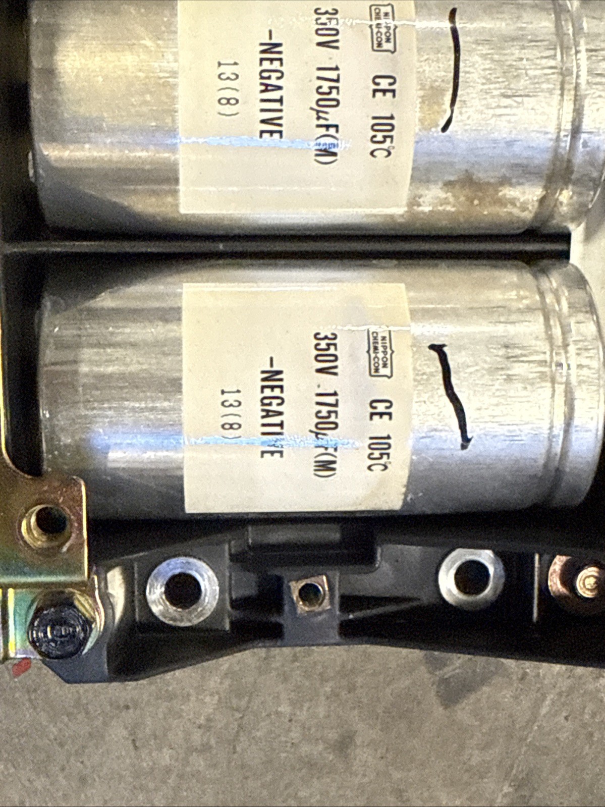 NIPPON CHEMI-CON Capacitor 350V 3900uF +NEGATIVE 2000 2006 HONDA INSIGHT - Image 6