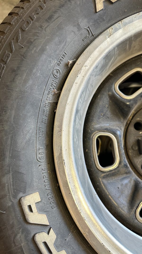 Tire Cooper Cobra Radial G/T 225/70R14 98T (RWL) AS All Season A/S with wheels - Image 8